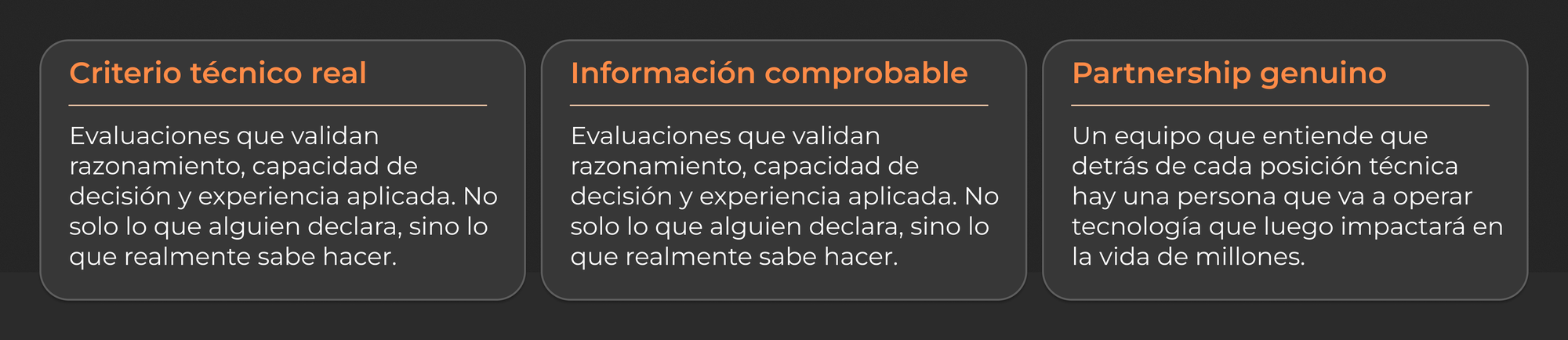 Criterio, comparabilidad y confianza: evidencia técnica - Rooftop Dev